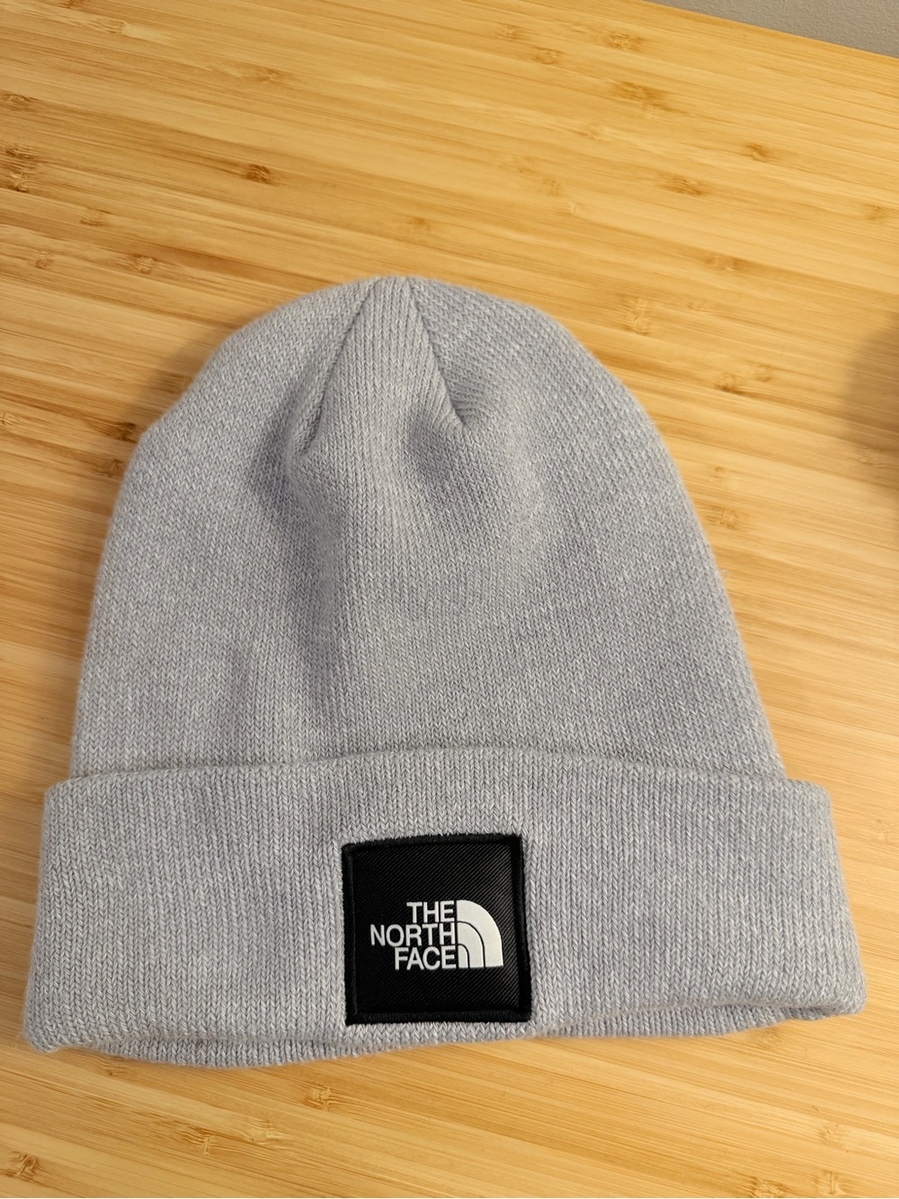 The North Face Gray Beanie - Classic Folded Cuff Unisex